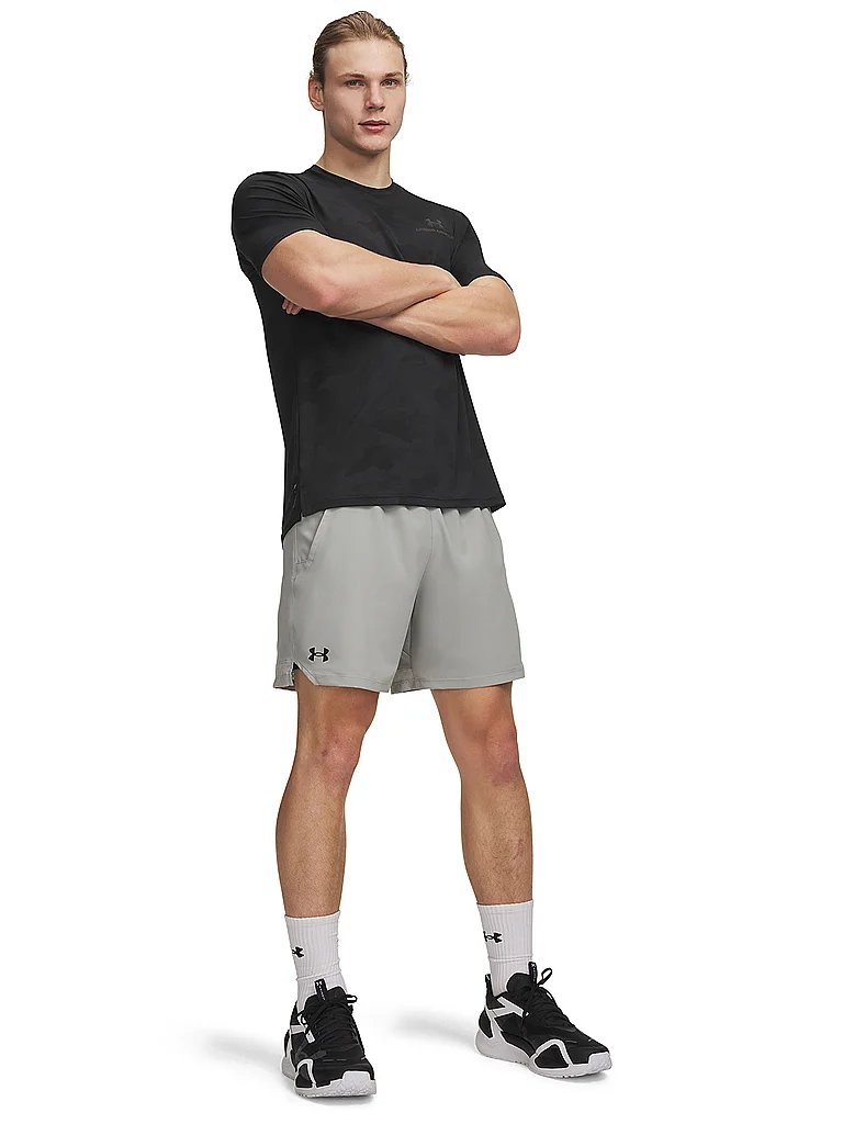 UNDER ARMOUR Herren Fitnessshorts UA Vanish 15cm hellgrau | L — Bild 3